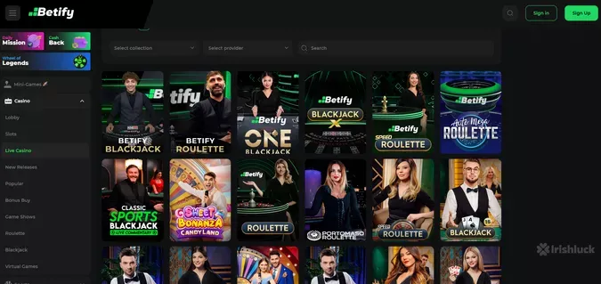 betify casino 70