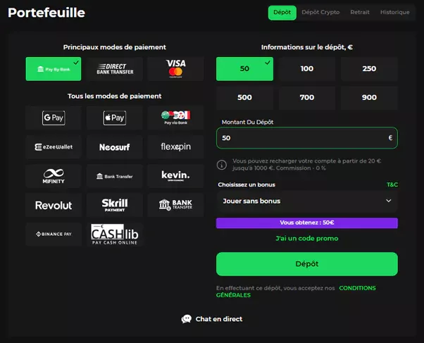 code promo betify 76